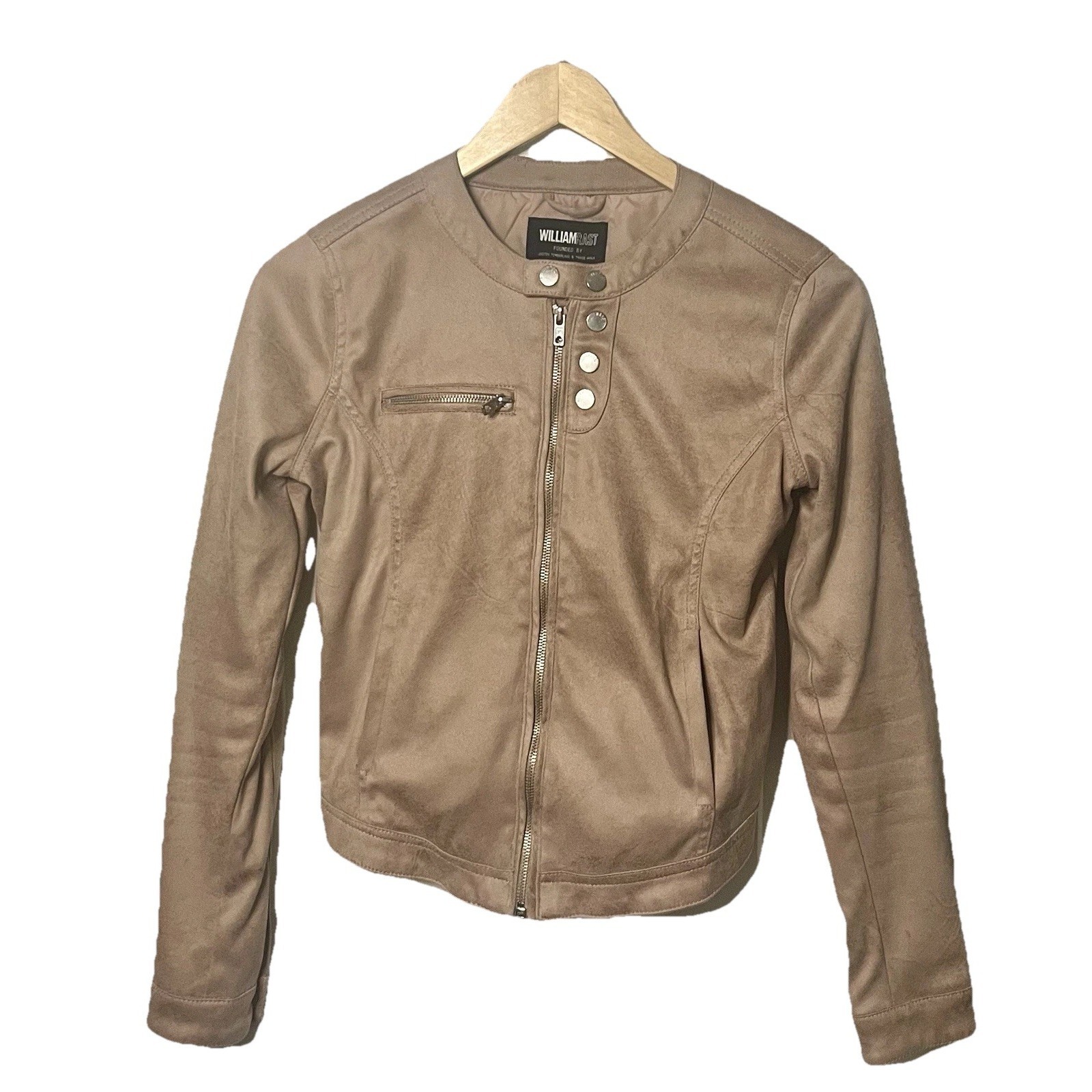 Justin Timberlake Brand Xs Faux Suede Biker Moto Retro Jacket William Rast Pink Justin Timberlake Brand Xs Faux Suede Biker Moto Retro Jacket William Rast Pink